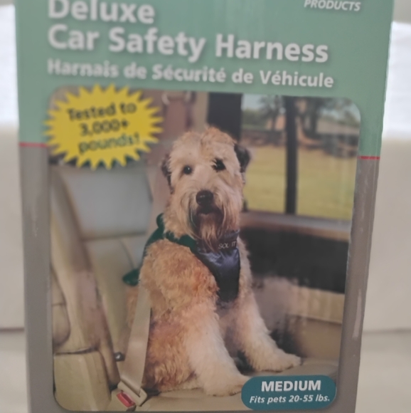 SOLVIT Other - Deluxe Car Safety Harness for Dogs - Black